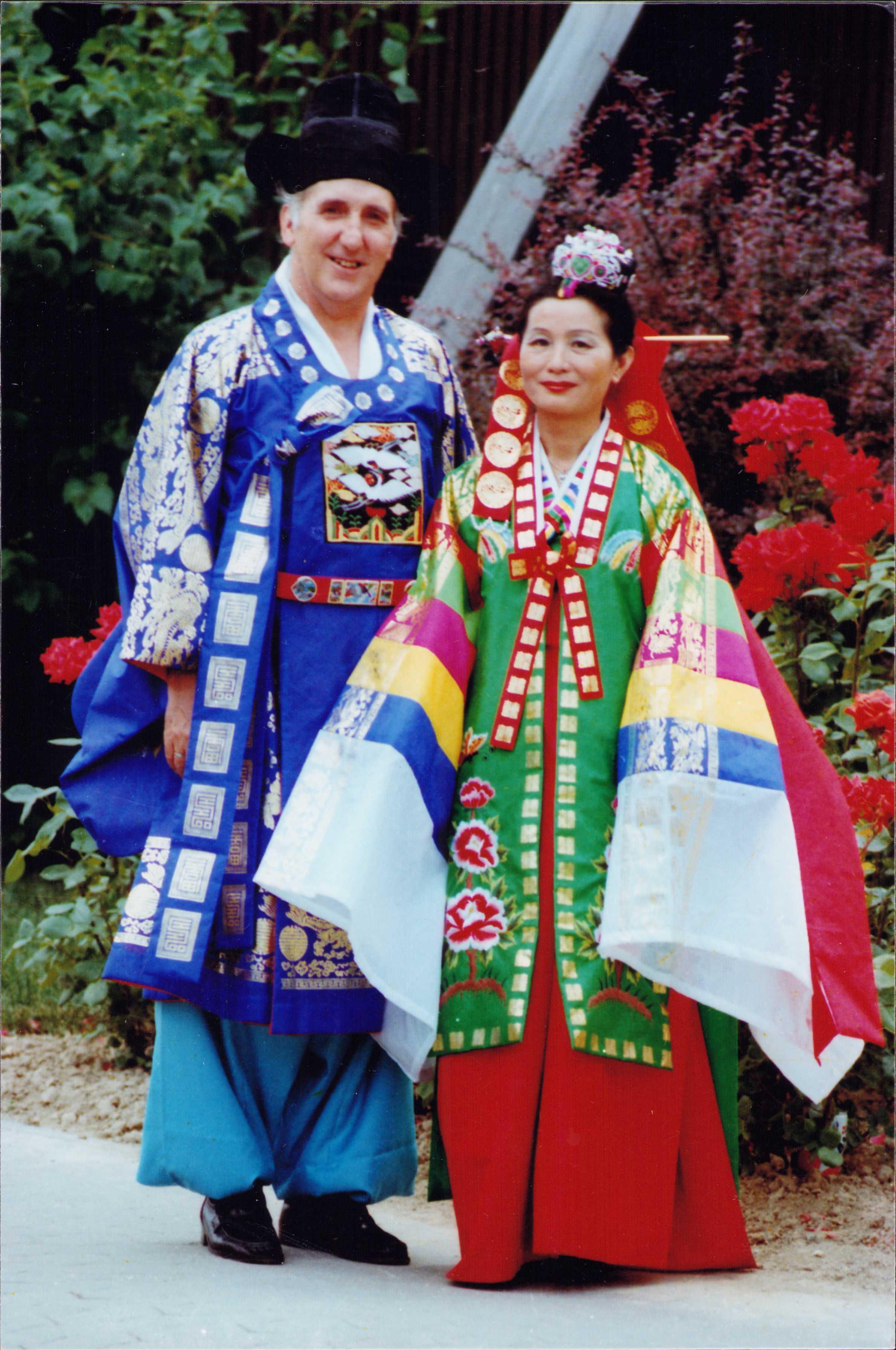 김우자 결혼사진