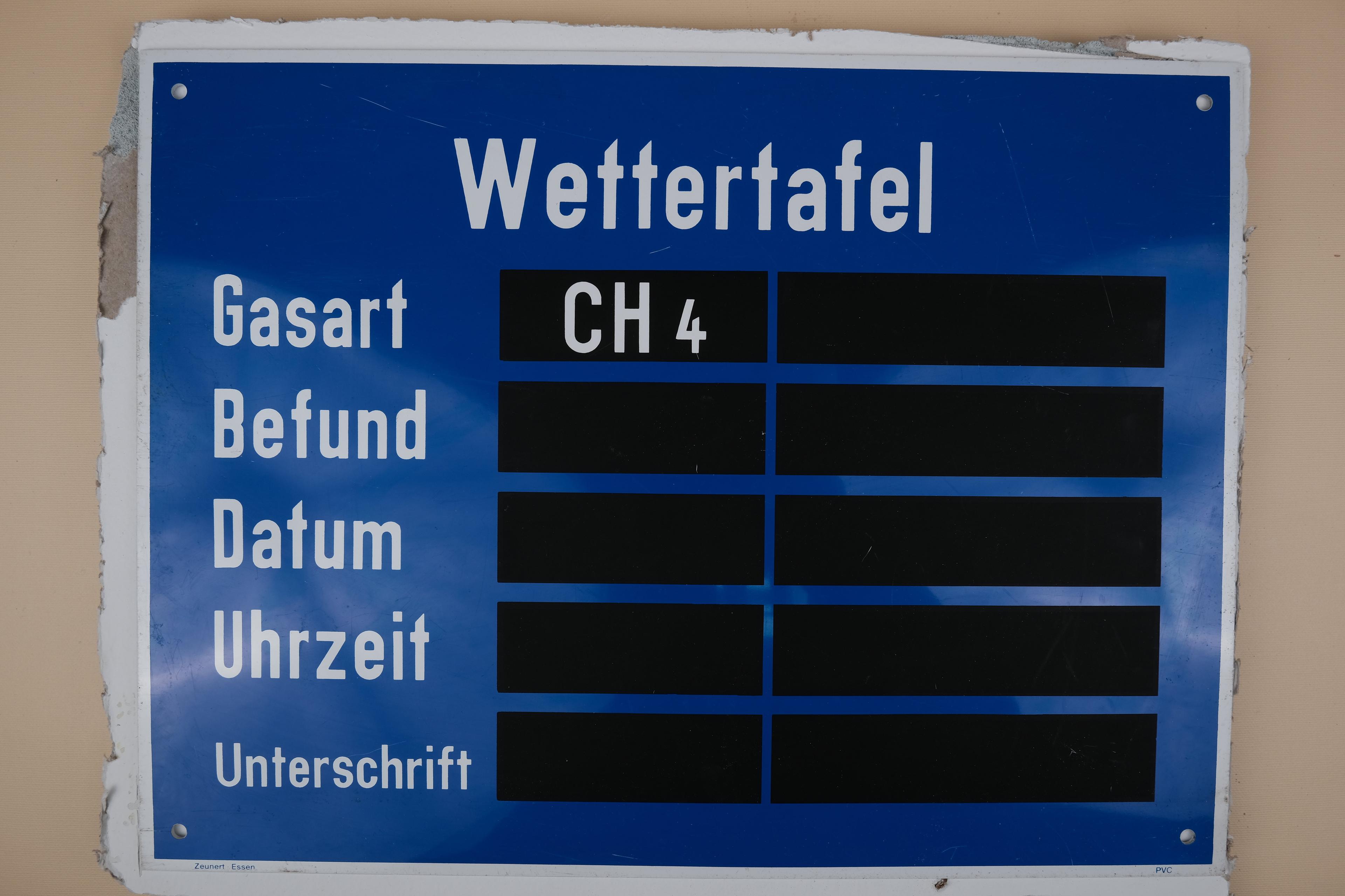 날씨판 (광산 내부환경 측정안내판)